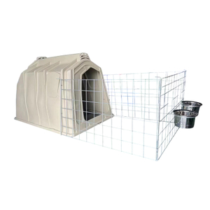 Calf Hutch with Fence