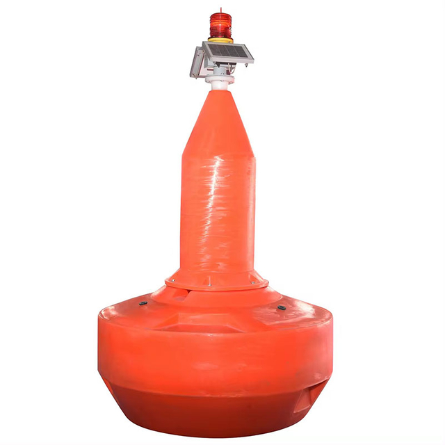 Rotomolded Floating Buoy with Solar Light for Warning