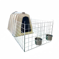 Plastic Deluxe Calf Hutch